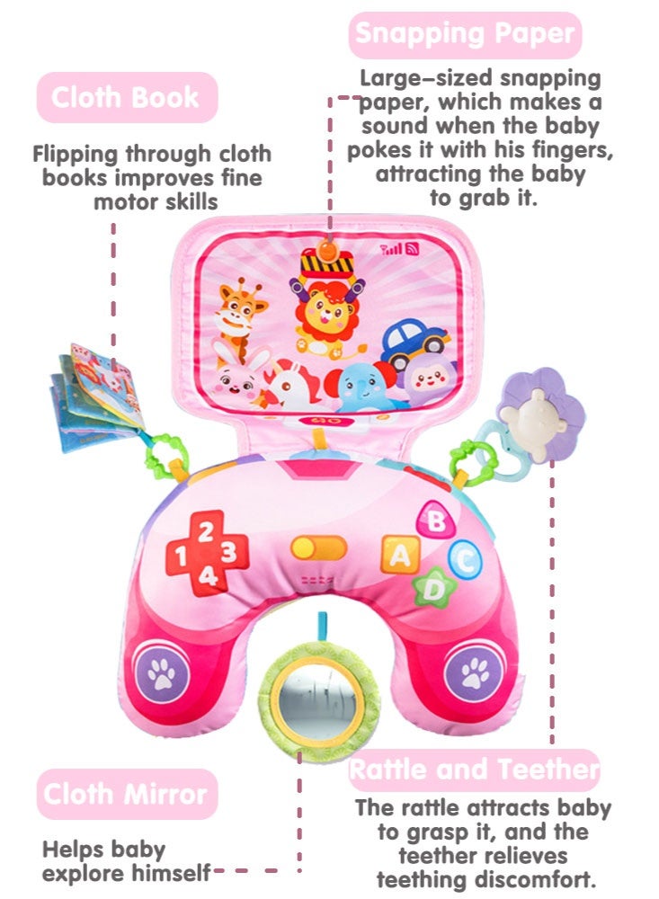 سوبر زي يوث البطن الوقت وسادة اللعب ، الطفل الوليد الزحف بلايماتس ، مونتيسوري الحسية اللعب - Image 4