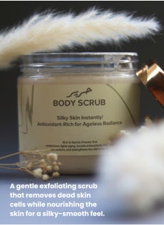 Khan El Kaser Body Scrub - Silk | 500g | Gentle Exfoliation, Deep Hydration, Skin Firming | Reduces Strawberry Legs & Rough Texture | Softens, Smooths and Enhances Radiance  - Image 2