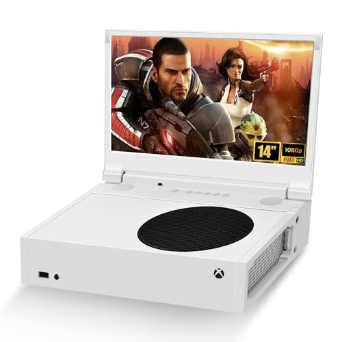 G-STORY 14‘’ Portable Monitor for Xbox Series S, 1080P Portable Gaming Monitor IPS Screen for Xbox Series S（not Included） with Two HDMI, HDR, Freesync, Game Mode, Travel Display for Xbox Series S - Image 1
