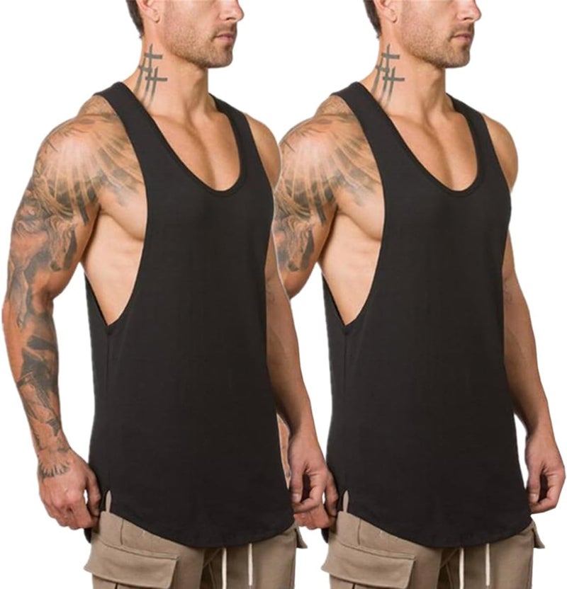 Muscle Killer قمصان بدون أكمام للرجال لتمارين كمال الأجسام واللياقة البدنية، عبوة من 1/2/3 قطع - Image 1