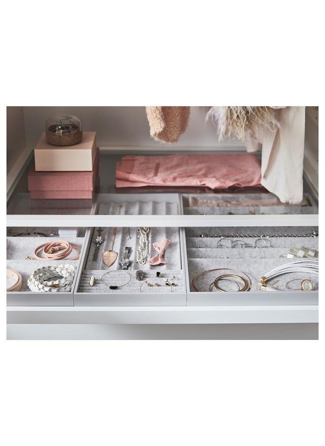 erorex Insert for pull-out tray, light grey, 100x58 cm  - Image 1