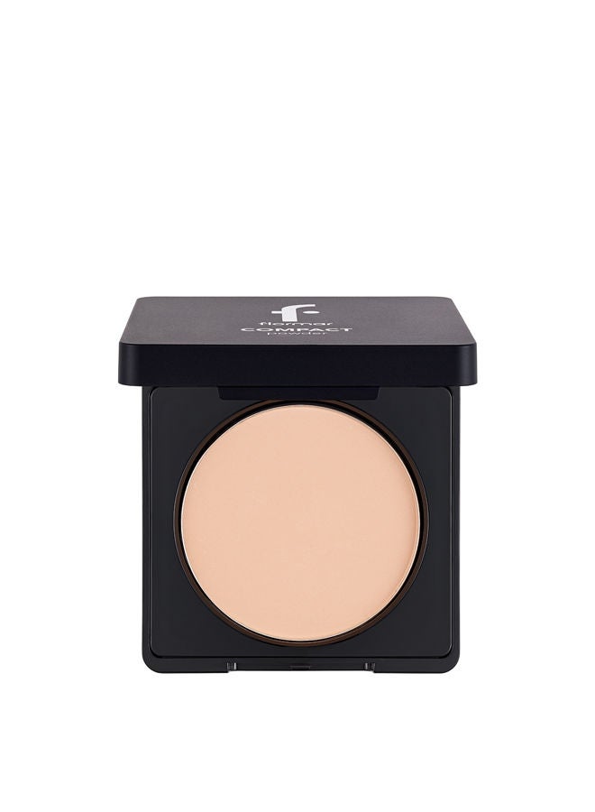 flormar Compact Face Powder 091 Medium Cream Rose - Image 1