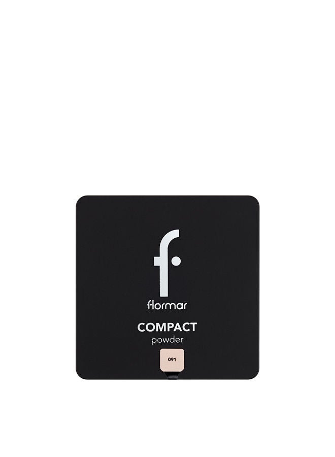 flormar Compact Face Powder 091 Medium Cream Rose - Image 2
