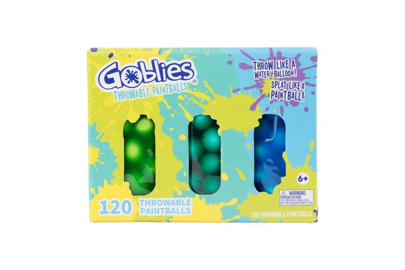 Goblies Throwable Paintballs 120 Count GreenTealBlue - Image 2