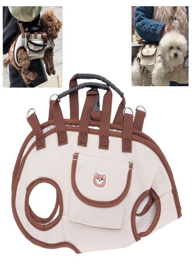 Denash Dog Lift Harness, Dog Carry Sling with Adjustable Strap, Breathable Pet Carrier for Puppy Small Cat (S Size) - Image 4