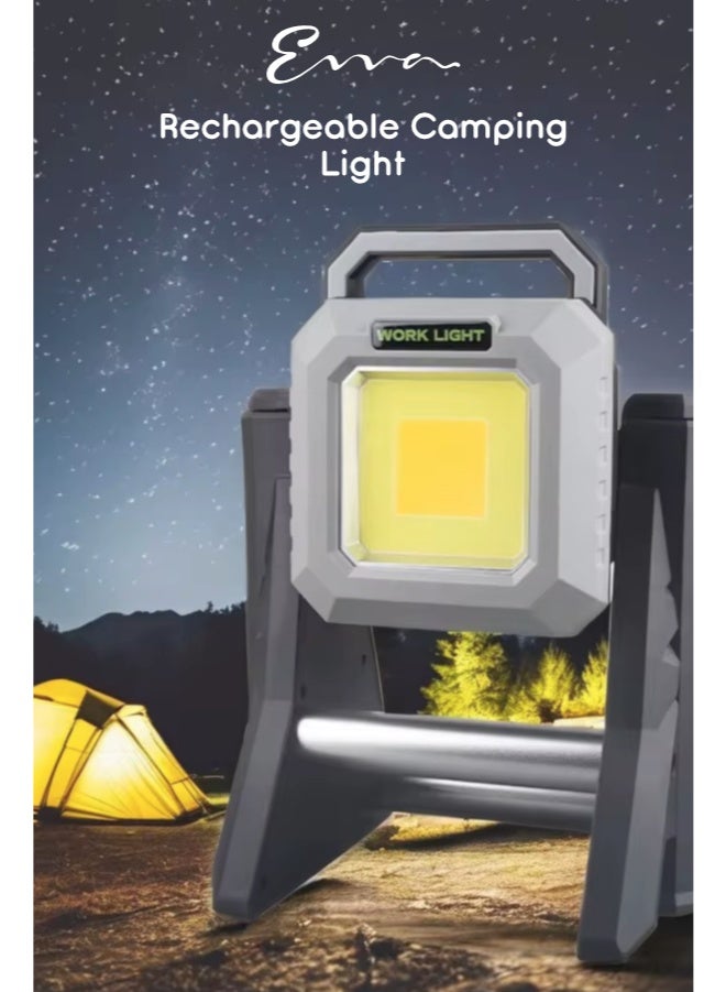 إيفا مصباح تخييم خارجي شديد التحمل مع حامل تلسكوبي قابل لإعادة الشحن وبنك طاقة - Image 2