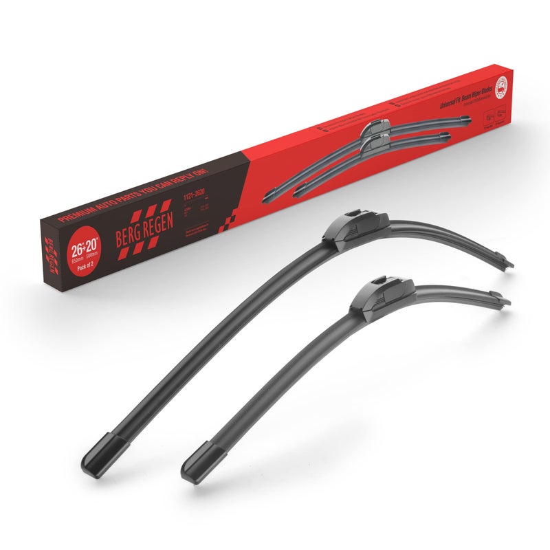 BERG REGEN 2419 Windshield Wiper Blades Replacement for Toyota Camry 20022006 Toyota Solara 20042008 Chevrolet Malibu 20132015 Honda Civic 20022005 Genuine OEM Quality Set of 2