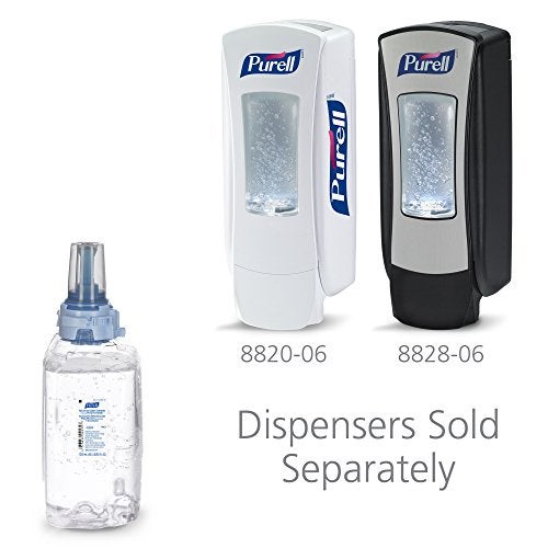 Purell Advanced Hand Sanitizer Green Certified Gel, Fragrance Free, 1200 mL Refill for Purell ADX-12 Push-Style Dispenser (Pack of 3) - 8803-03,Clear - Image 3