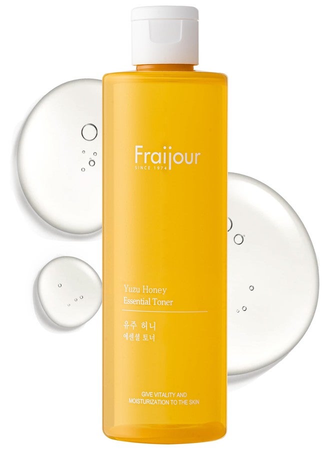 Fraijour Yuzu Honey Essential Toner - Korean Hydrating Facial Toner with Honey, Propolis & Hyaluronic Acid, Boosts Radiance, Smooths Fine Lines, Nourishes Dry Skin, Serum-Like Texture, 8.45 fl.oz. - Image 1
