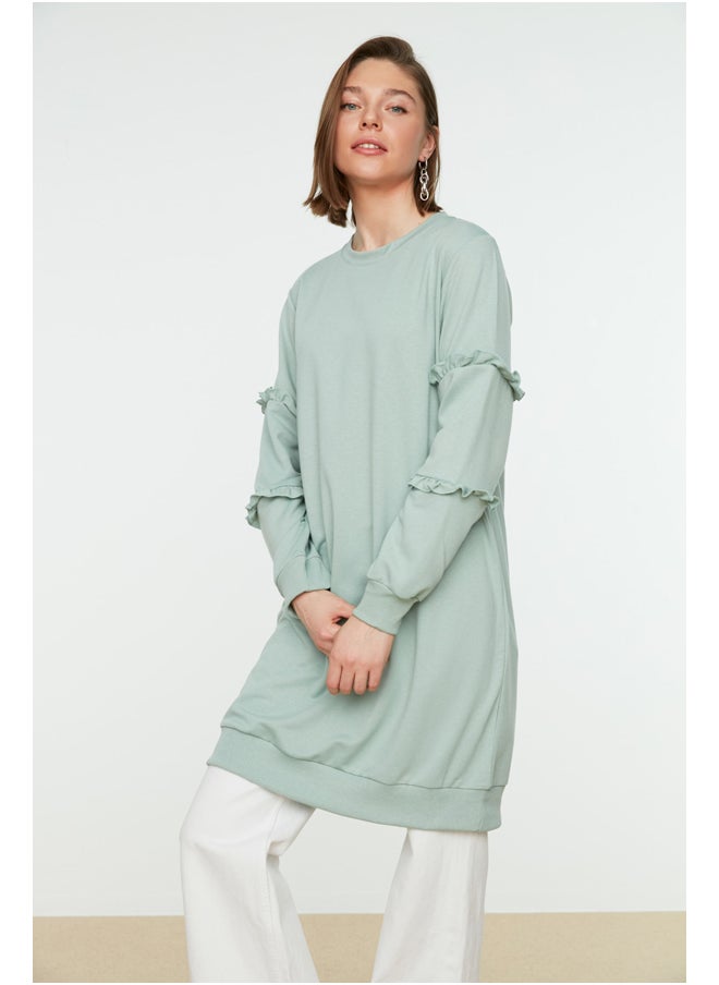 trendyol - Woman Modest Tunic Khaki - Image 1