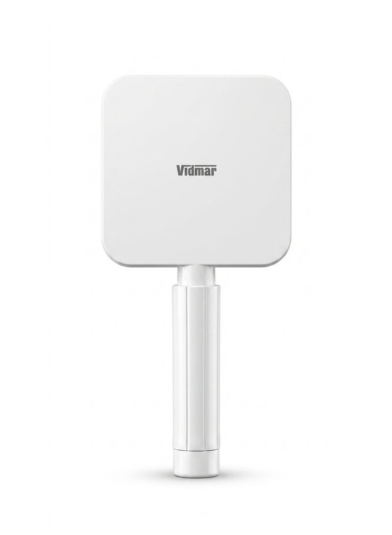 Vidmar High-Pressure Square Shower Head Set - Complete with Flexible Hose and Wall Mount Bracket, Premium Chrome Finish. - Image 3