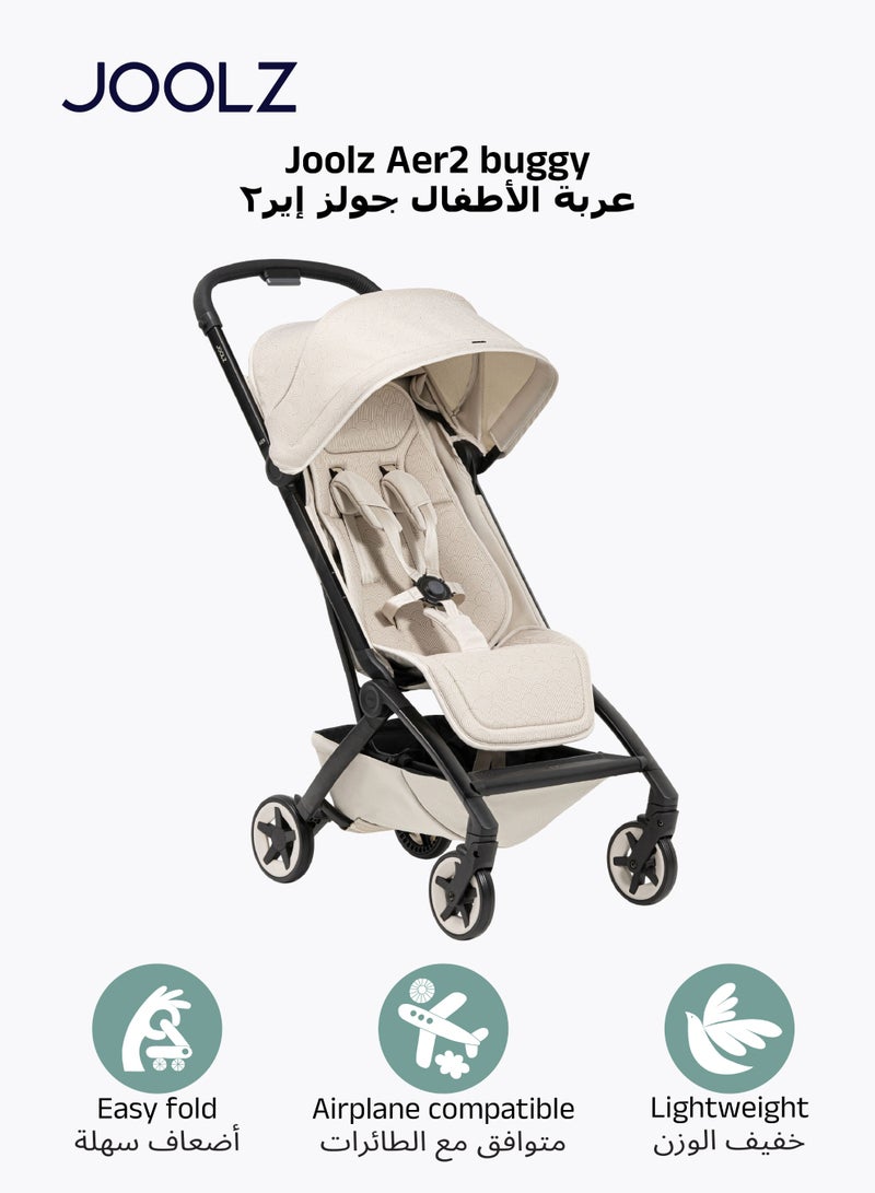 JOOLZ Compact & Lightweight Baby Stroller | One-Hand Fold | Suitable from Newborn to Toddler | Easy Steering | Airplane Friendly | Ultra-Compact | 44x53x23.5 CM | Calming Beige | 6.2 Kg - Image 1