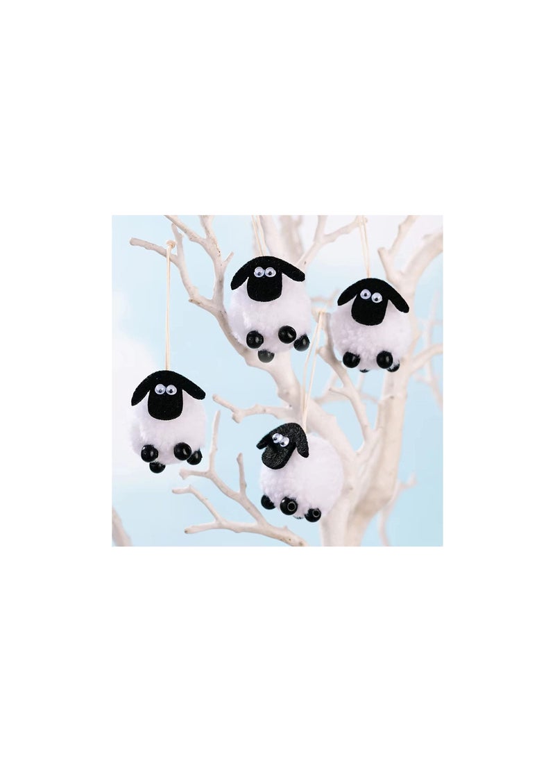 Party with Emma 4PCS Sheep Design Eid Al Adha Cupcake Topper Party Supplies Islamic Muslim Party Decorations Ramadan Eid Eid Al Adha Cupcake Topper Party Decorations Islamic Muslim Party Supplies  - Image 1