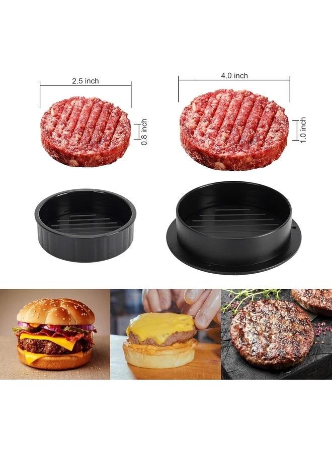 Hamburger Press Patty Maker, Burger Press, 3 in 1 Non-Stick Meat Beef Veggie Hamburger Mold, Kitchen Gadgets to Make Patty for Stuffed Slider BBQ Barbecue Grilling  - Image 5