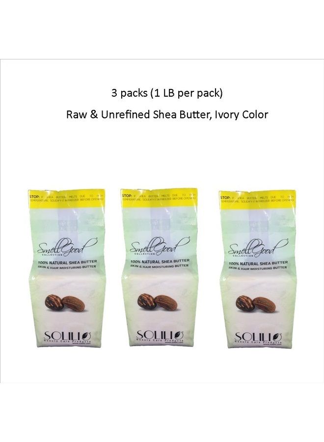 smellgood Ivory Raw Unrefined Shea Butter 3lb - Image 2