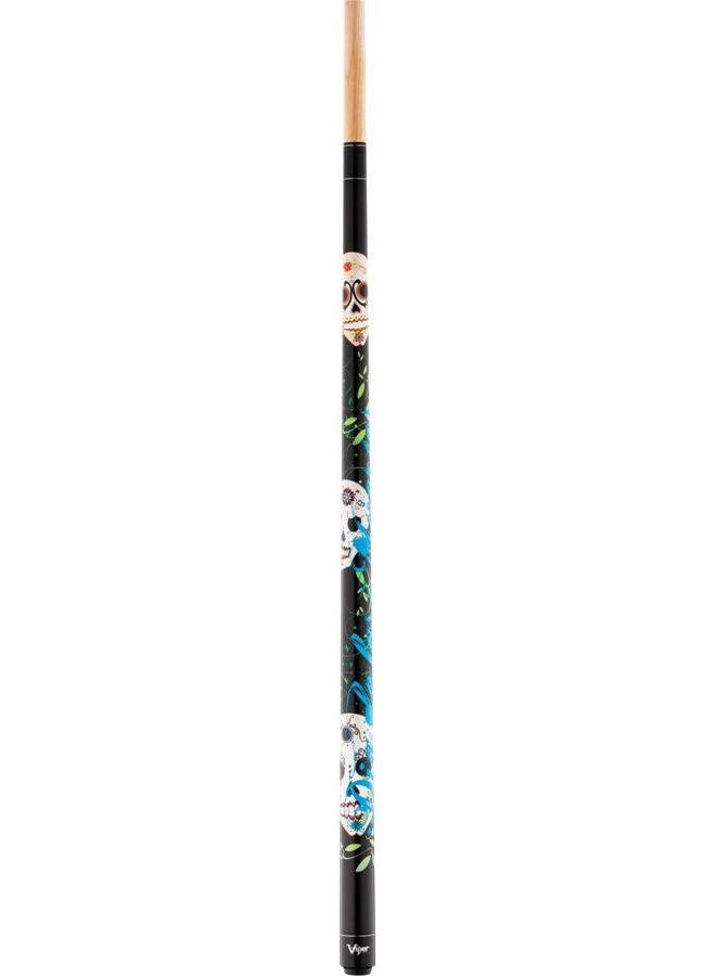 Viper by GLD Products Underground 58" 2-Piece Billiard/Pool Cue, Dia De Los Muertos, 18 Ounce,Black,50-0660-18 - Image 5