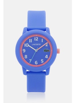 LACOSTE Kids Boys 2030041 Rubber Strap Watch 30 mm, Blue  - Image 1