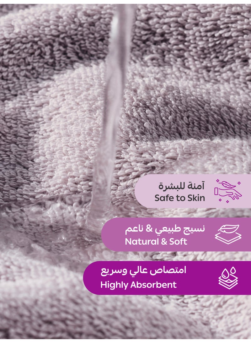 دوناتيلا طقم مناشف يد  قطع قطن مشط  جرام للمتر المربع سريع الجفاف فائق الامتصاص فاخر للاستخدام اليومي والفنادق والمنتجعات الصحية والصالات الرياضية - Image 4