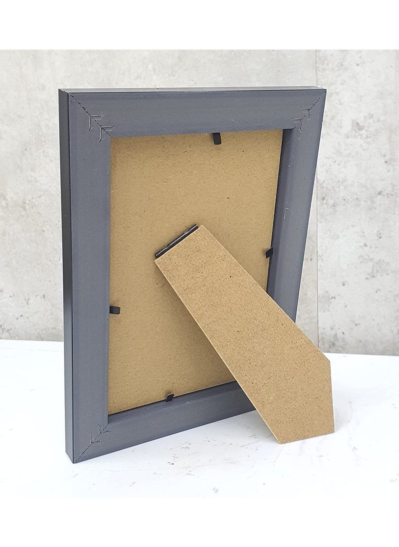 Decorhills Decorhills  Picture Frames Diploma Holder Wall Tabletop Display 4x6 cm, Pack of 2, Black  - Image 2