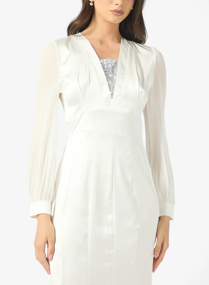 ELLA Puff Sleeve Dress