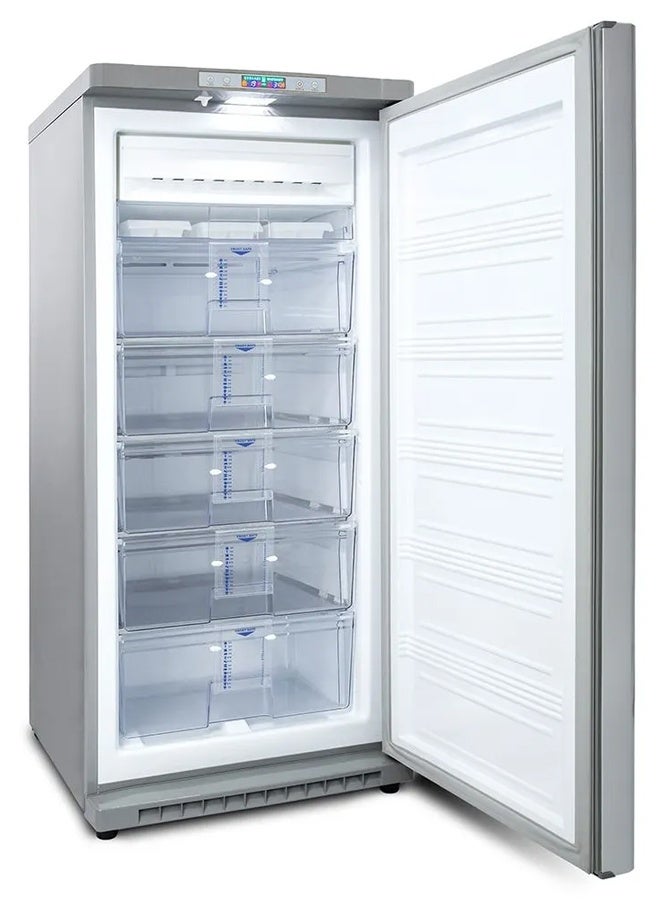 Kiriazi Deep Freezer Premiere 5 Drawers 230 Liters, Silver - KH235VF - Image 2