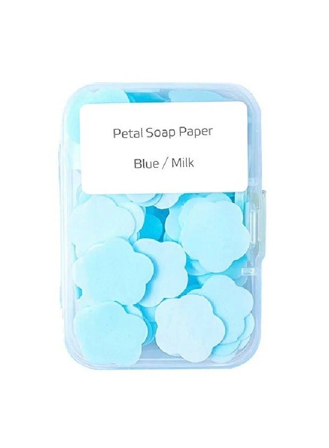 شرائح صابون محمول للسفر والشنطة بالحليب- 100 شريحة - Image 1