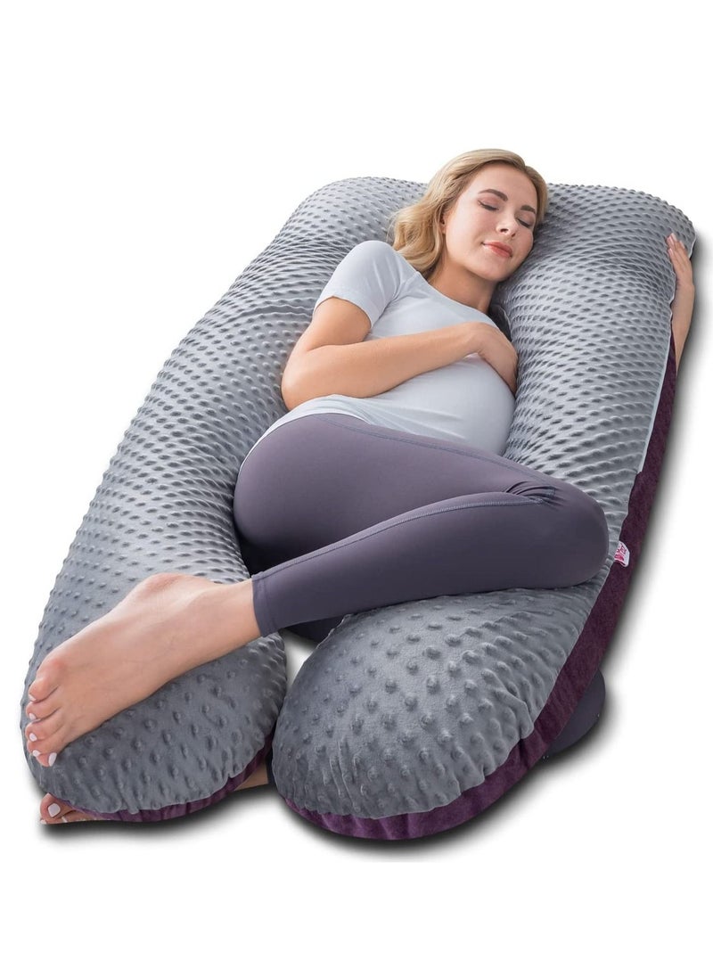 molody Luxury Body Pregnancy Pillow Back Pain Support With Soft Cover - Jumbo Size  - Image 1
