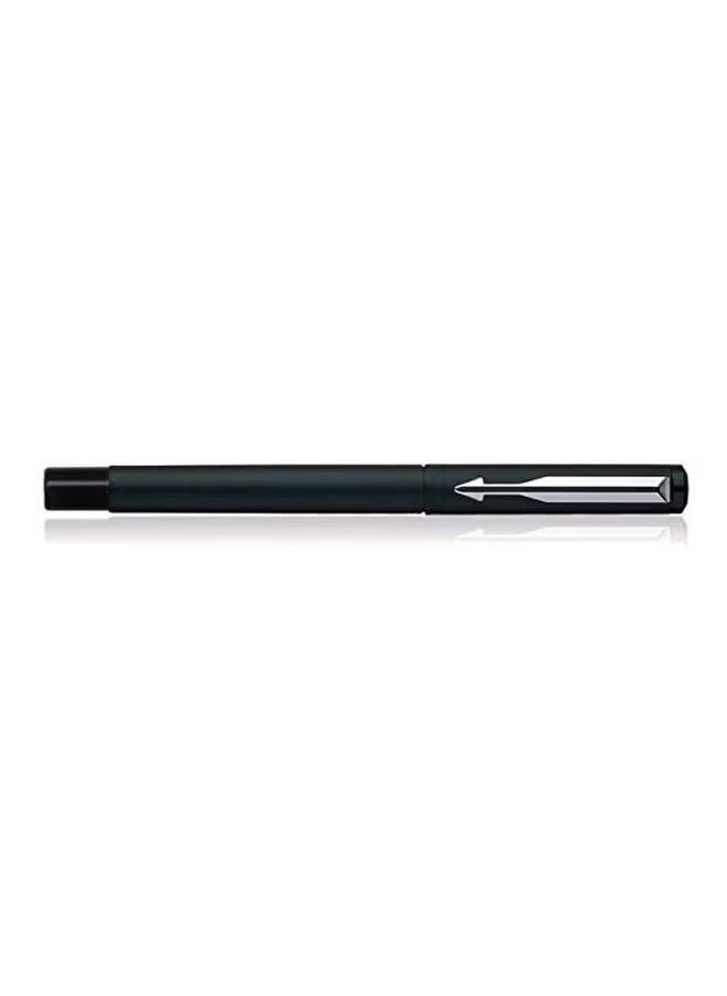 PARKER قلم حبر جاف فيكتور مع مجموعة إعادة تعبئة باللون الأسود/الفضي  - Image 2