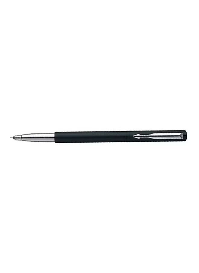 PARKER قلم حبر جاف فيكتور مع مجموعة إعادة تعبئة باللون الأسود/الفضي  - Image 1