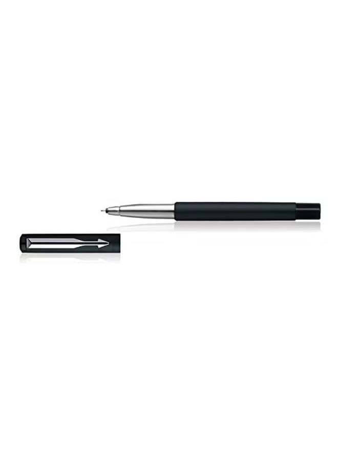 PARKER قلم حبر جاف فيكتور مع مجموعة إعادة تعبئة باللون الأسود/الفضي  - Image 3