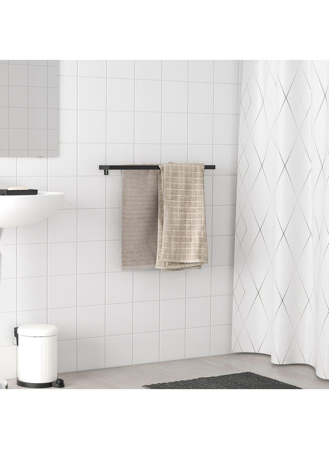 Zaboon Towel rail, black, 60 cm - Image 2