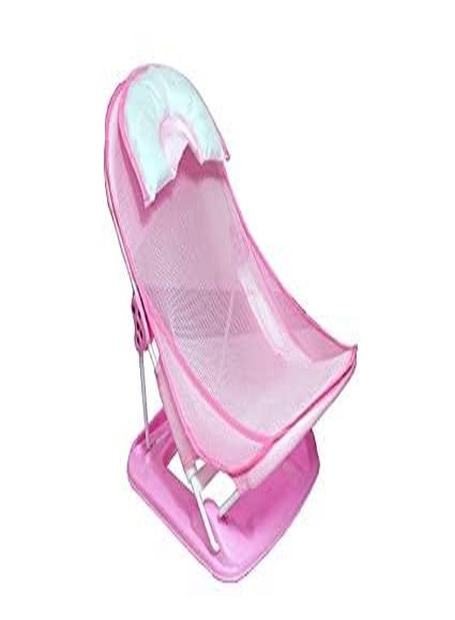 KitchDeco Kitch Deco™ Foldable Baby Bather Seat New Born Babies for Bathing (Pink) - Image 1