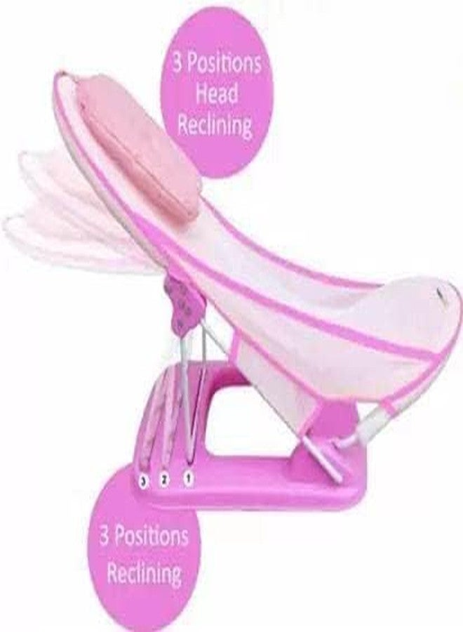 KitchDeco Kitch Deco™ Foldable Baby Bather Seat New Born Babies for Bathing (Pink) - Image 2