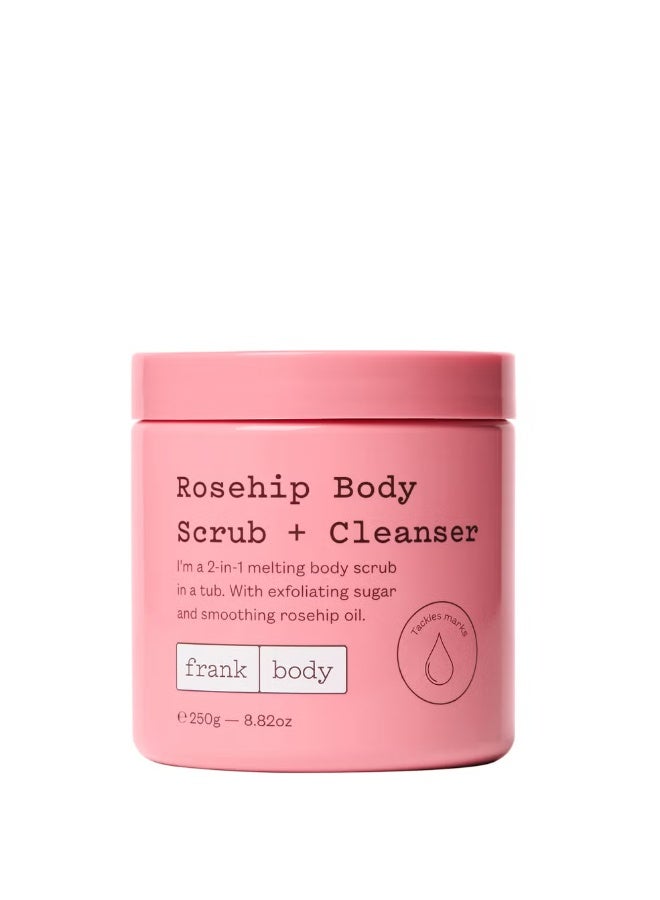 Frank Body Rosehip Body Scrub and Cleanser 250g - Image 1