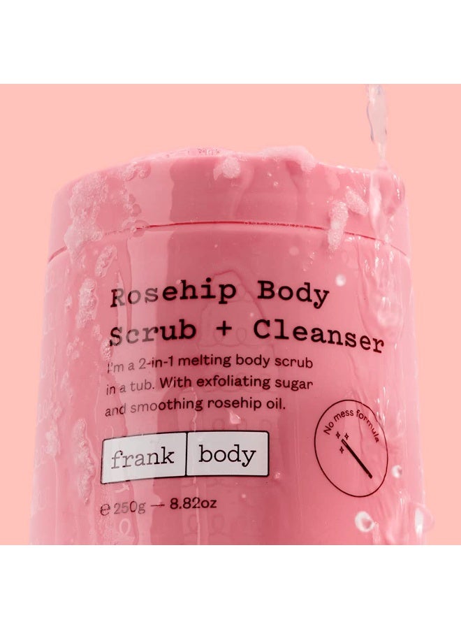 Frank Body Rosehip Body Scrub and Cleanser 250g - Image 4