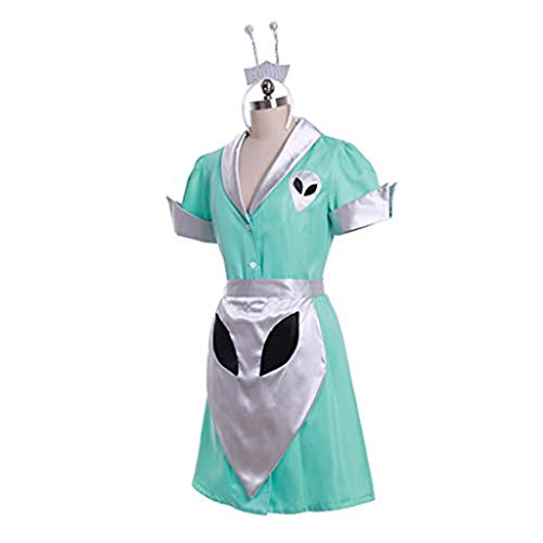 Fortunehouse Roswell Crashdown Cosplay Costume Liz Parker Cafe Waitress Maid Dress Costume L - Image 4