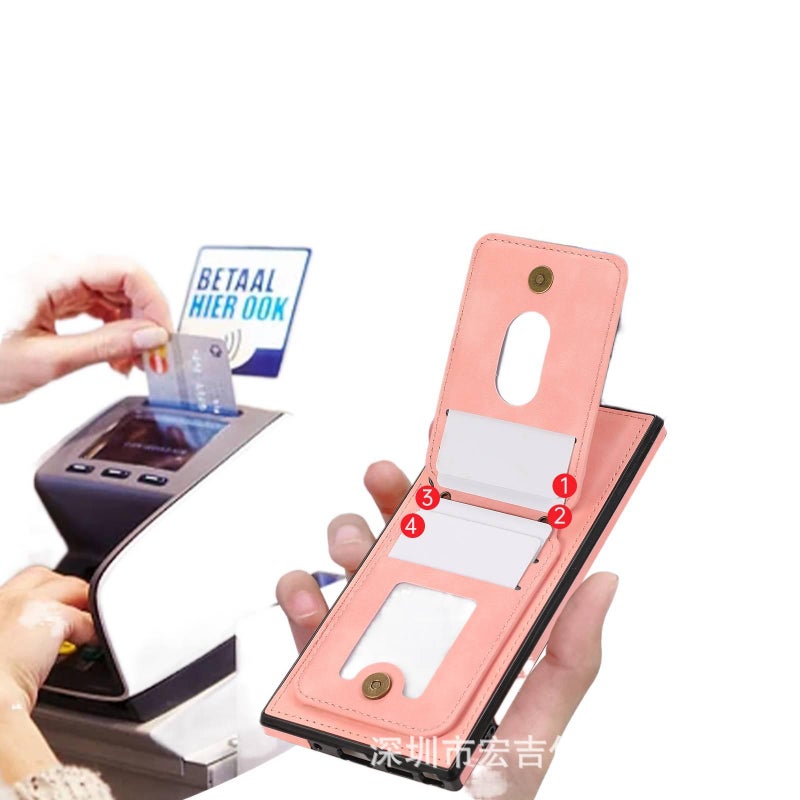غطاء واقي | أخضر | TPU | حامل بطاقات | حماية من السقوط | مقاوم للصدمات لـ Samsung Galaxy S21 - Image 3