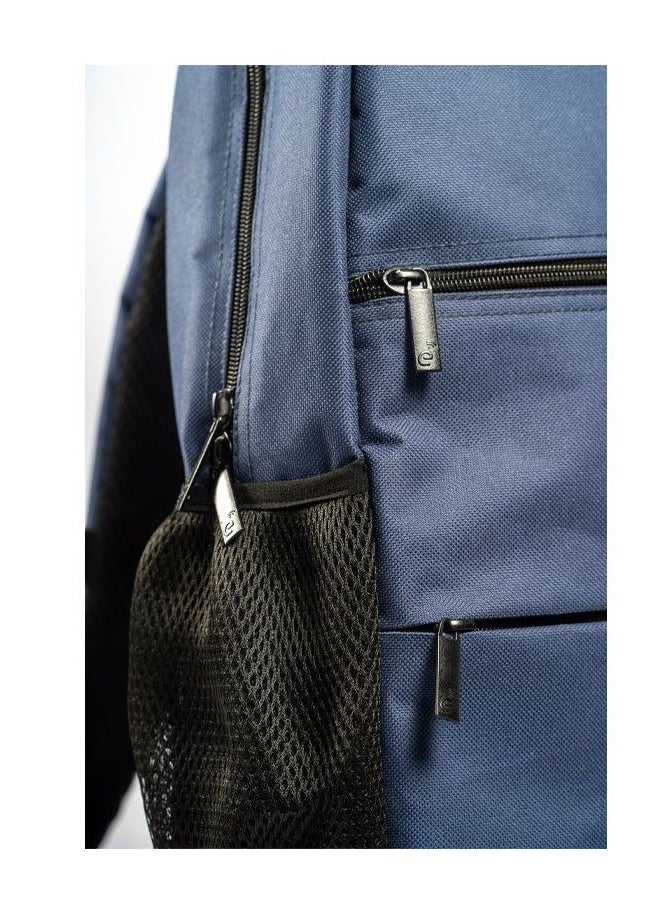 Etrain ETRAIN BG53 LAPTOP BACKPACK FITS up to 15.6 INCH BLUE WATERPROOF with Etrain Zipper Puller  - Image 3