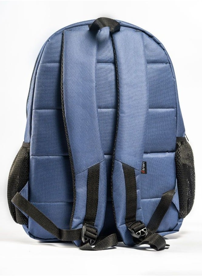 Etrain ETRAIN BG53 LAPTOP BACKPACK FITS up to 15.6 INCH BLUE WATERPROOF with Etrain Zipper Puller  - Image 2