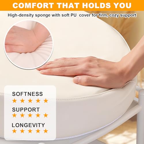 VISFAPAER Baby Diaper Changing Pad, Wipeable Baby Changing Pad for Dresser, Contoured Waterproof Changing Pad with PU Cover, Non-Slip Safety Belt & Bottom, Portable, Lightweight - Image 5