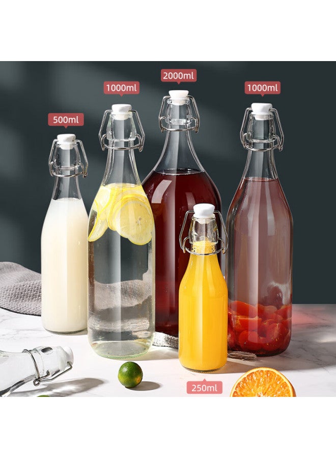Newair Glass Wine Bottle, Empty Bottle With Sealing, High-End Infusion Bottle, Specialized For Red Wine, White Wine, Homemade Brew, Storage, Decanting, And Wine Container - Image 5