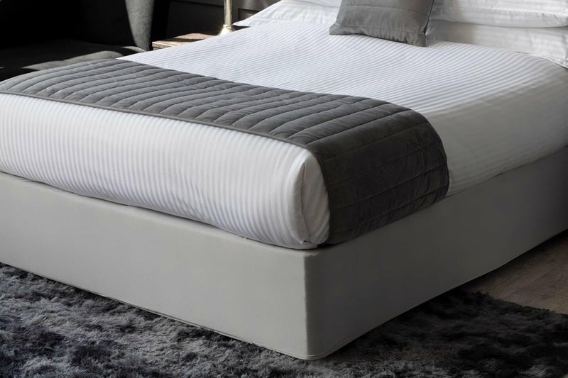 Belledorm Jersey Base Wrap - Transform a drab looking bed base (Cloud, Double) - Image 1