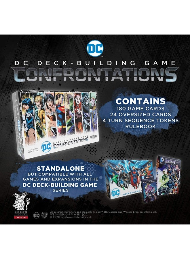 DC Deck-Building Game: Confrontations - Exciting 2v2 Format - Eight Iconic DC Characters to Play - Standalone, Compatible with Full DC Deck-Building Game Series