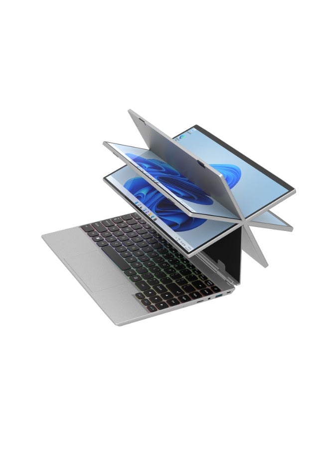 MOLEWHALE 14-inch IPS Touchscreen Laptop, Intel Celeron N95, 16GB RAM, 512 GB SSD English/Arabic silver - Image 4