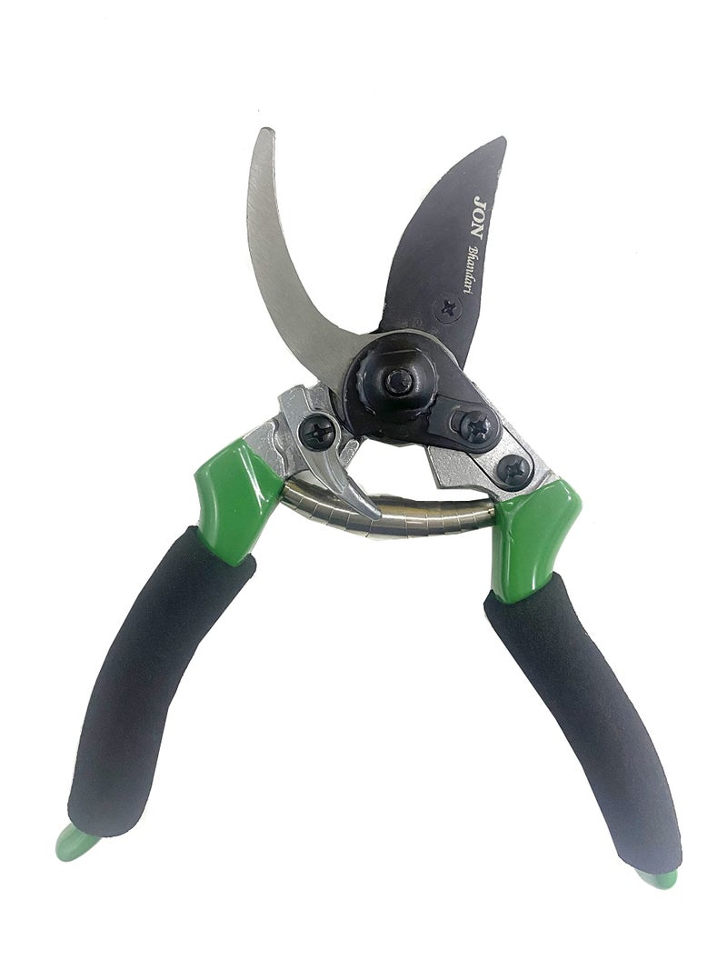 Jon Bhandari Tools Bypass Pruning Shears & Gardening Scissors for Plants – Sharp Teflon Blade, Spring Loaded, Ergonomic Grip – Garden Pruner & Cutter for Trimming Branches, Hedges, Shrubs & Flowers - Image 1