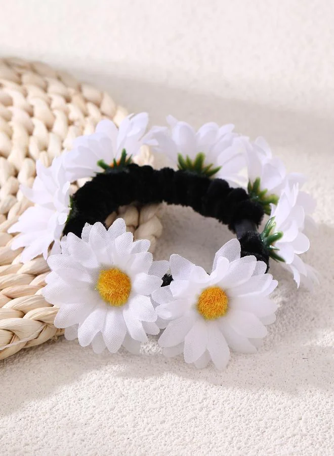 Take Two Daisy Flower Hair Tie