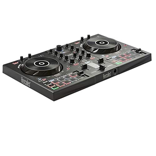 Hercules DJ Inpulse 300 Dj Controller With Usb 2 Tracks With 16 Pads And Sound Card, Black - Image 1