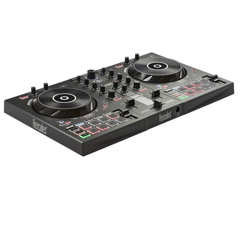 Hercules DJ Inpulse 300 Dj Controller With Usb 2 Tracks With 16 Pads And Sound Card, Black - Image 3