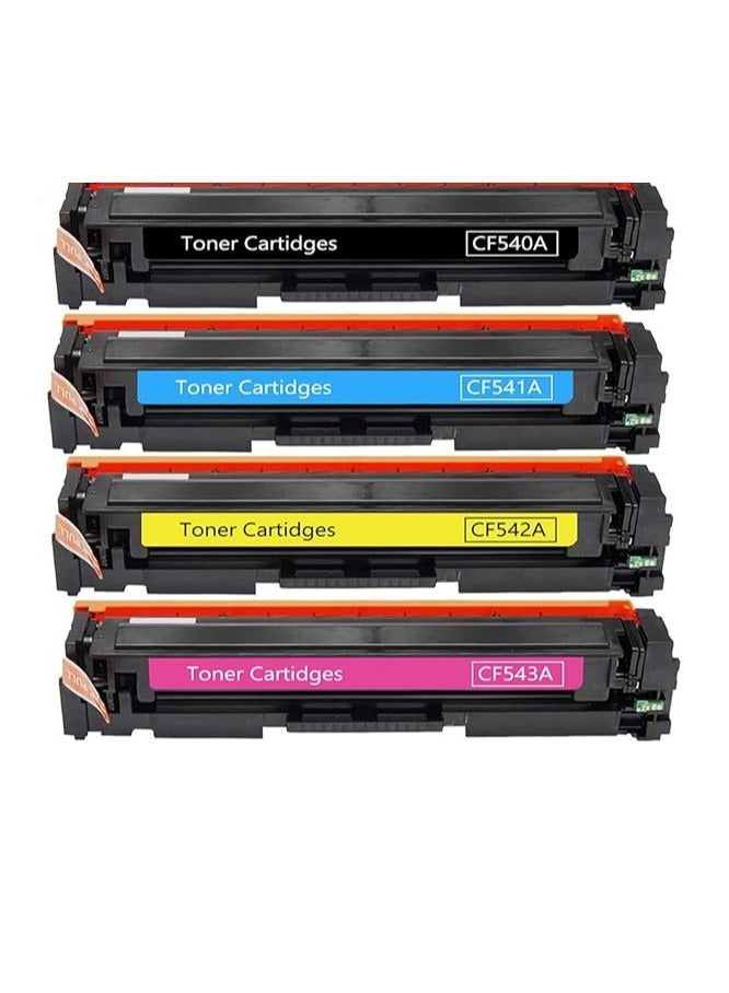 Terabyte Compatible for 203X 203A CF540X CF541X CF542X CF543X CF540A High Yield Toner Cartridge replacement for LaserJet Pro M254dw M254nw, MFP M281fdw M281fdn, MFP M280nw - Image 2