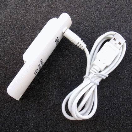 OSTENT 3600mAh Rechargeable Battery Pack Charging Cable for Nintendo Wii Remote Controller Color White - Image 2